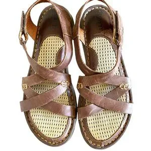 Born Shoes Born Trinidad Breathable Adjustable Strap Leather